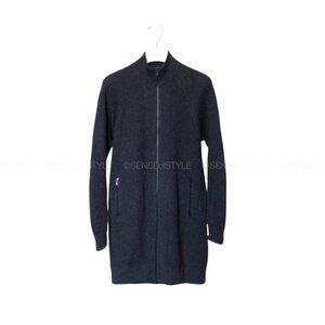 Brunello Cucinelli Cashmere Women  Cardigan Coat Gray Monili Top Knit size XS